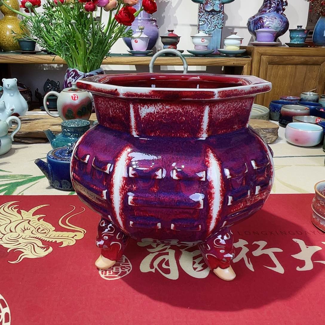 壶叶*禹州钧瓷艺术作品
