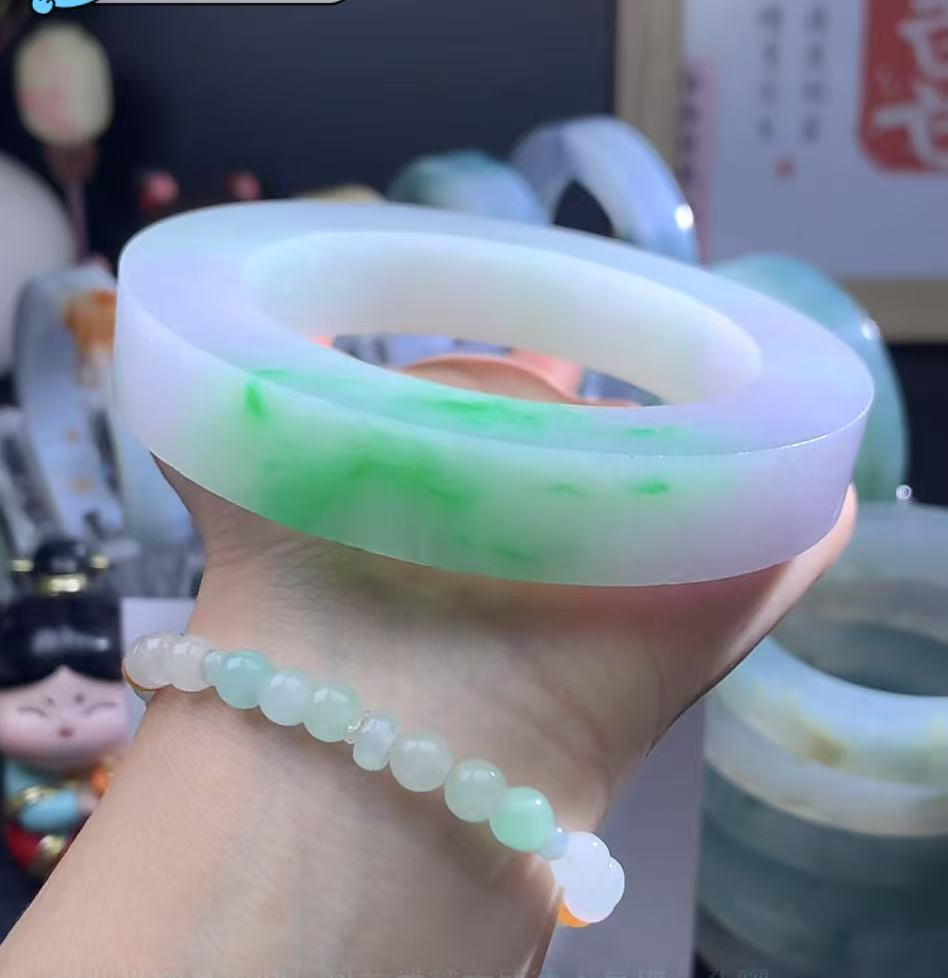 天然A货翡翠手镯
