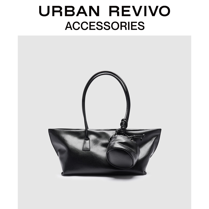 【HOT】URBAN REVIVO2025秋季新款女简约托特单肩包UAWB50250