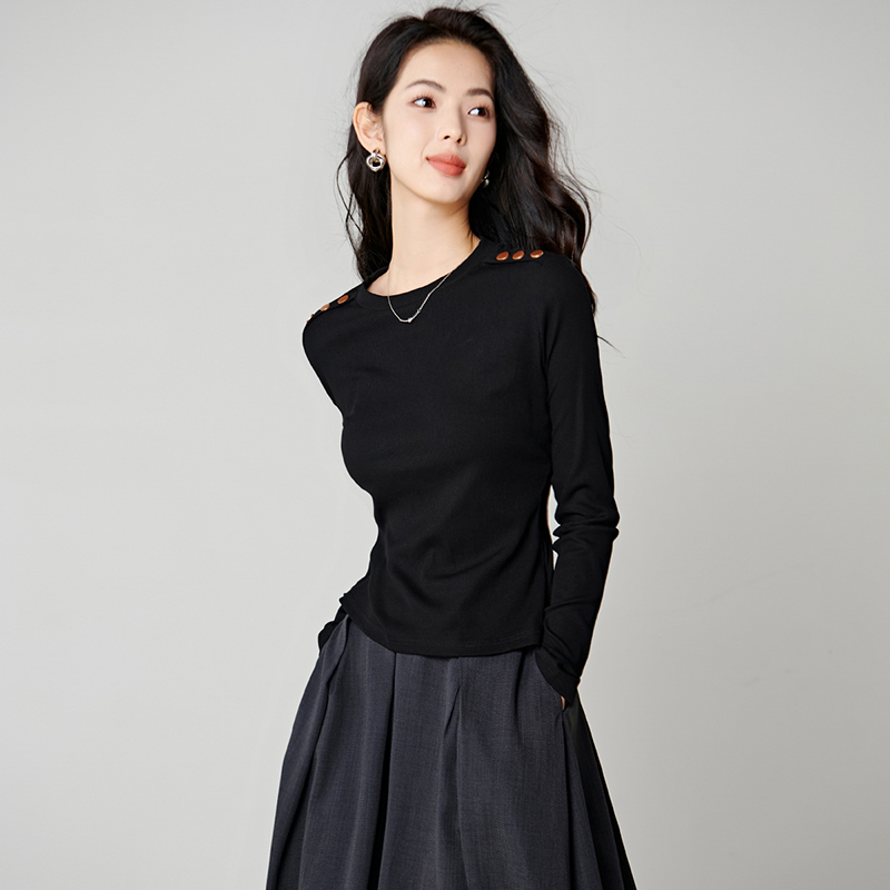 【新品】2025上衣圆领衫女25070877