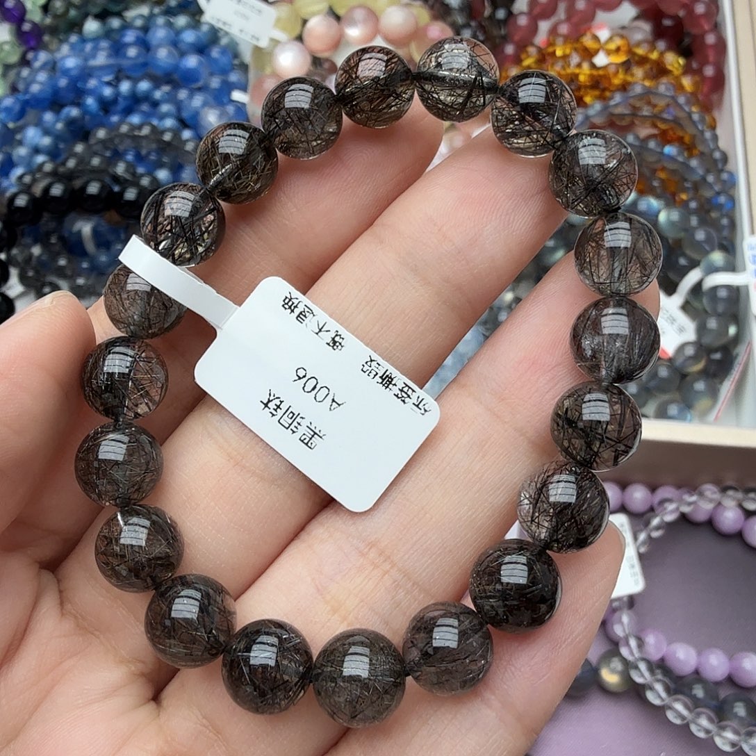 手链未镶嵌水晶黑铜钛