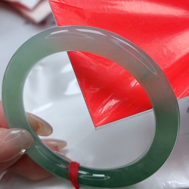 翡翠手镯未镶嵌缅甸天然A货翡翠