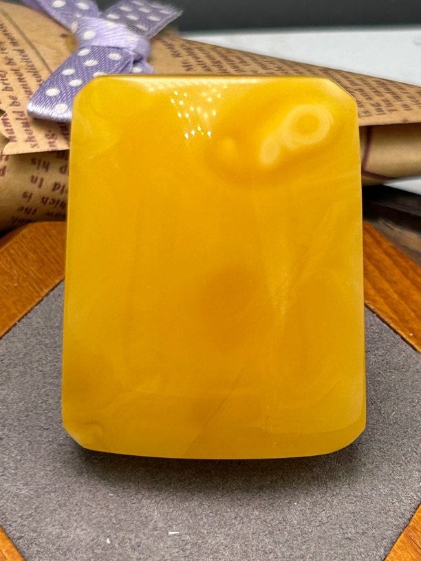 纯天然原矿焦皮料蜜蜡平安牌浓橘特色精工稀有一步到位经典百搭