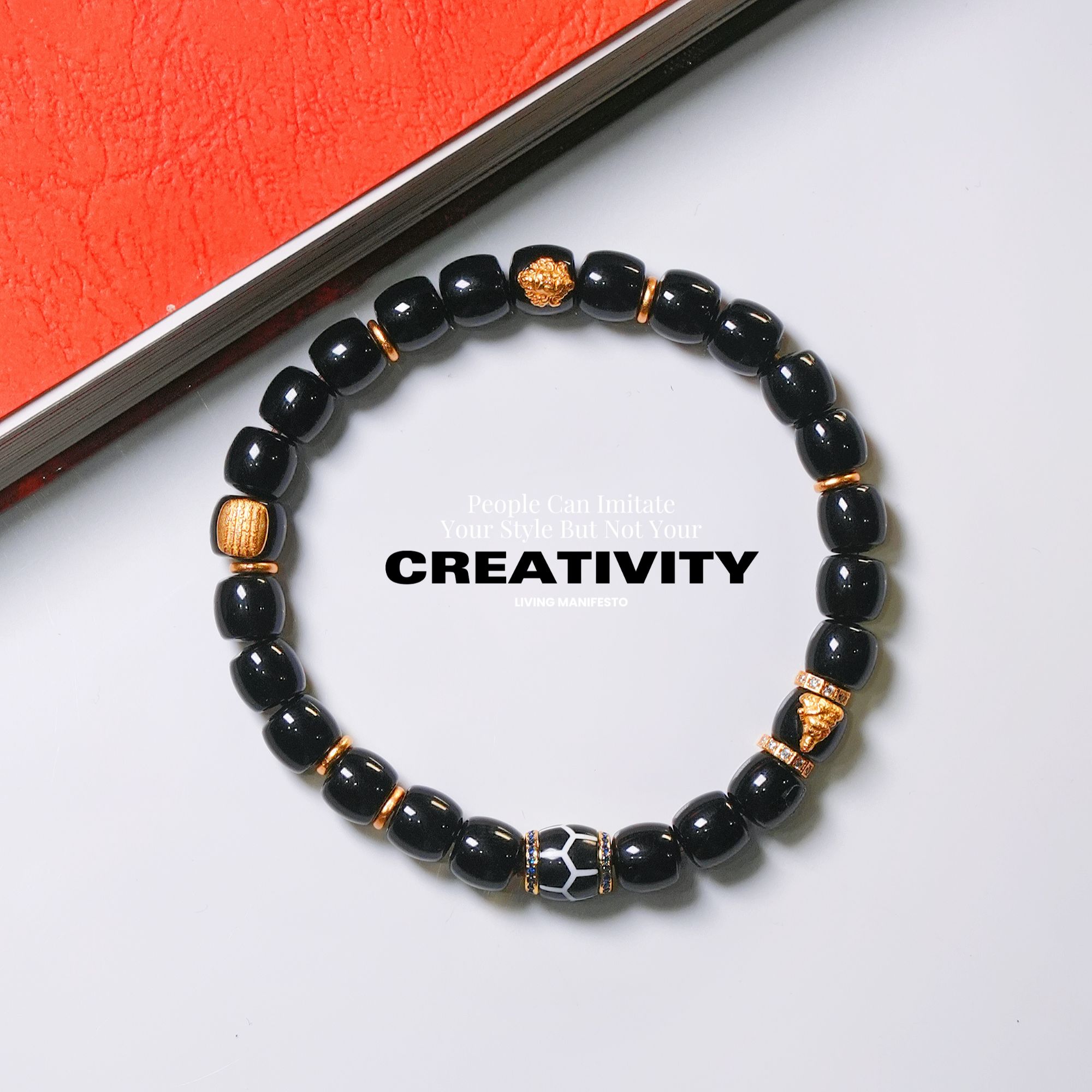 岚宫措 | 龟甲天珠手链（多样性发货）L006