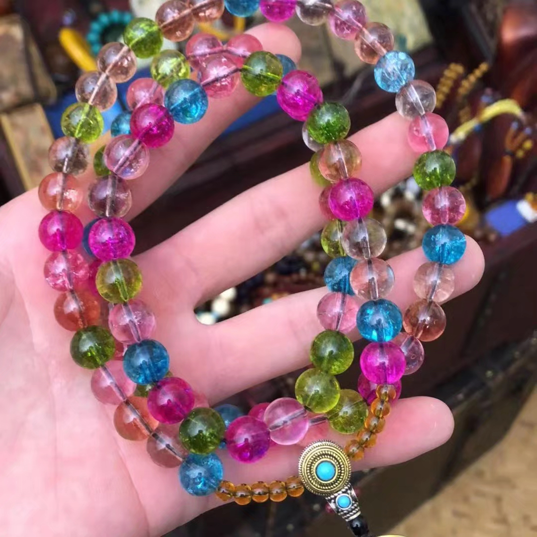 【闪购商品】阿塞体碧玺108颗