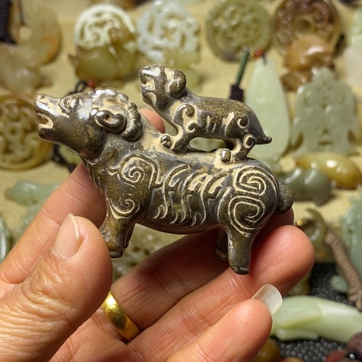 和田玉挂件未镶嵌