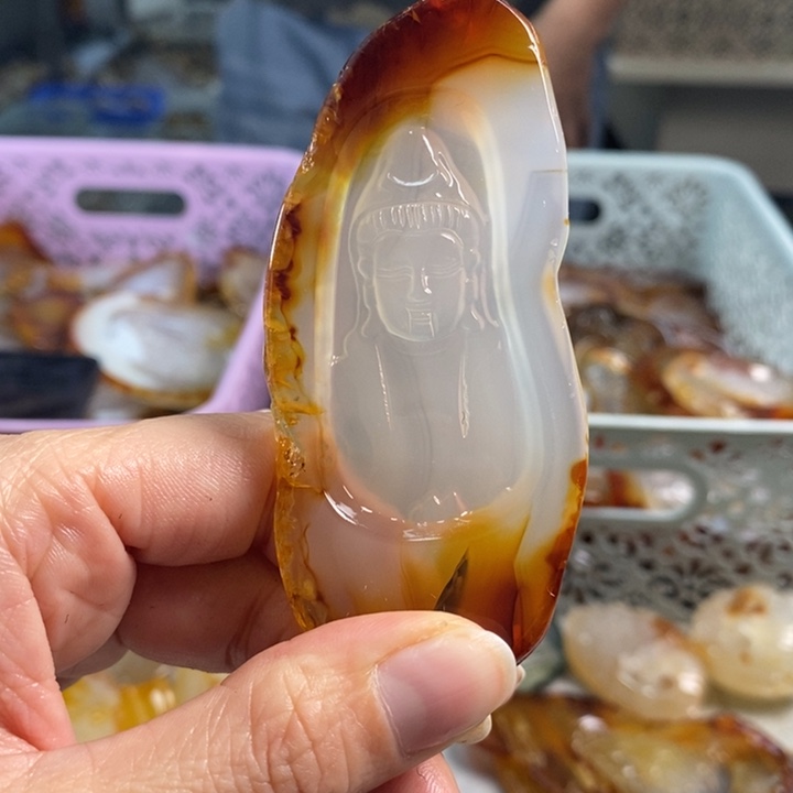 玛瑙/玉髓吊坠(不含链)未镶嵌