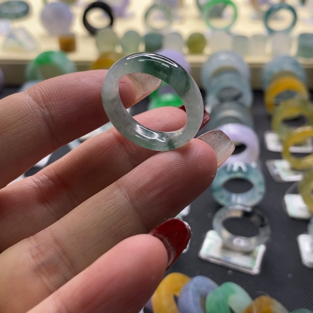 翡翠戒指未镶嵌翡翠戒指19