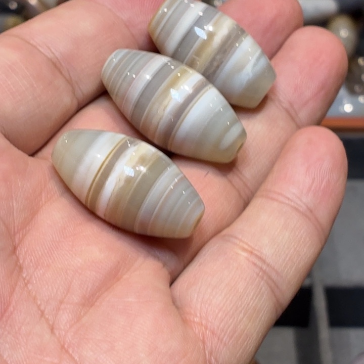 玛瑙/玉髓散珠_HEIMORI 天然天珠