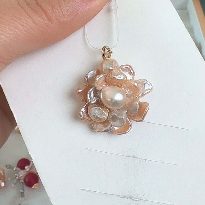 淡水珍珠吊坠(不含链)未镶嵌