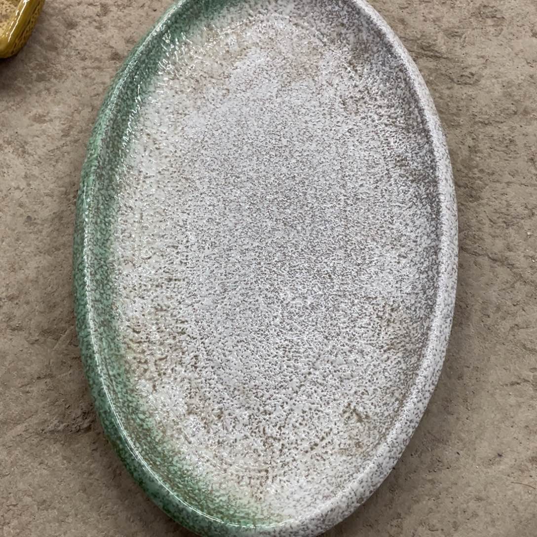 盘瓷器微瑕口径35