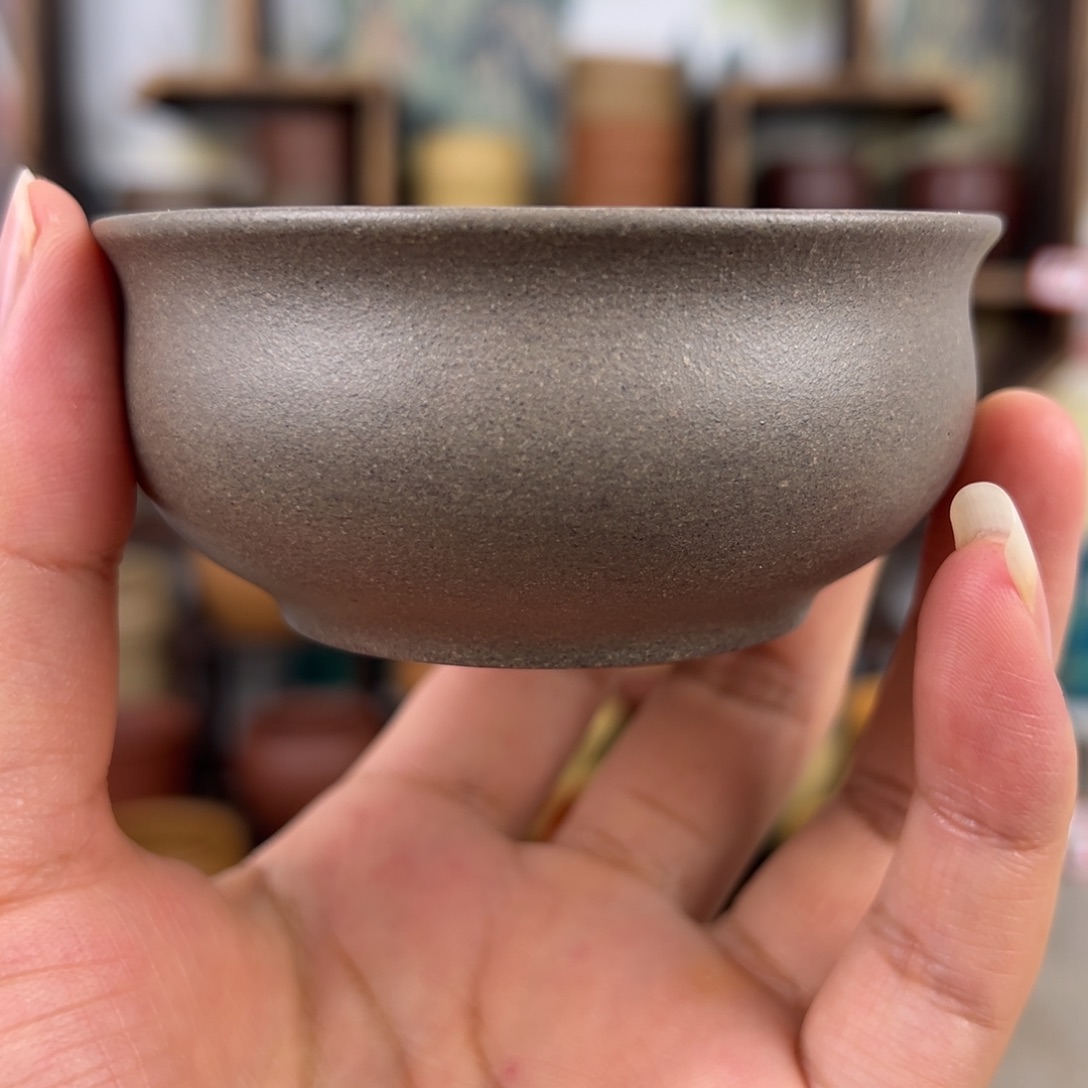 紫砂茶杯拙器甄选，纯原本矿。