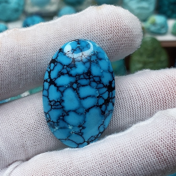 绿松石未镶嵌天然原矿 地大质检