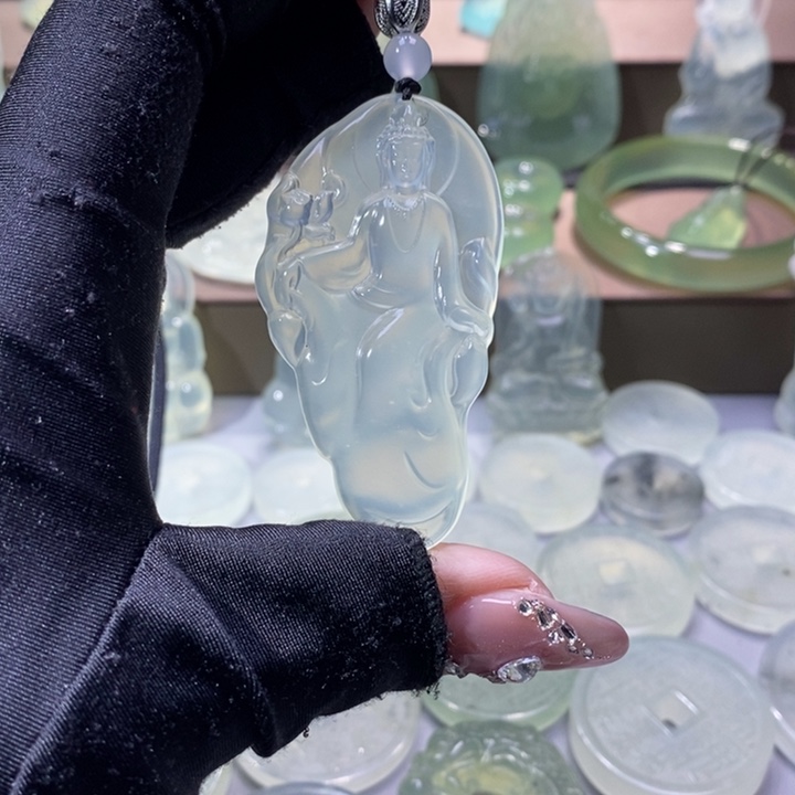 岫玉吊坠未镶嵌打***任吊坠