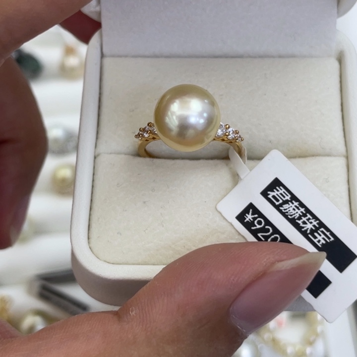 海水珍珠银S925镶嵌手绳