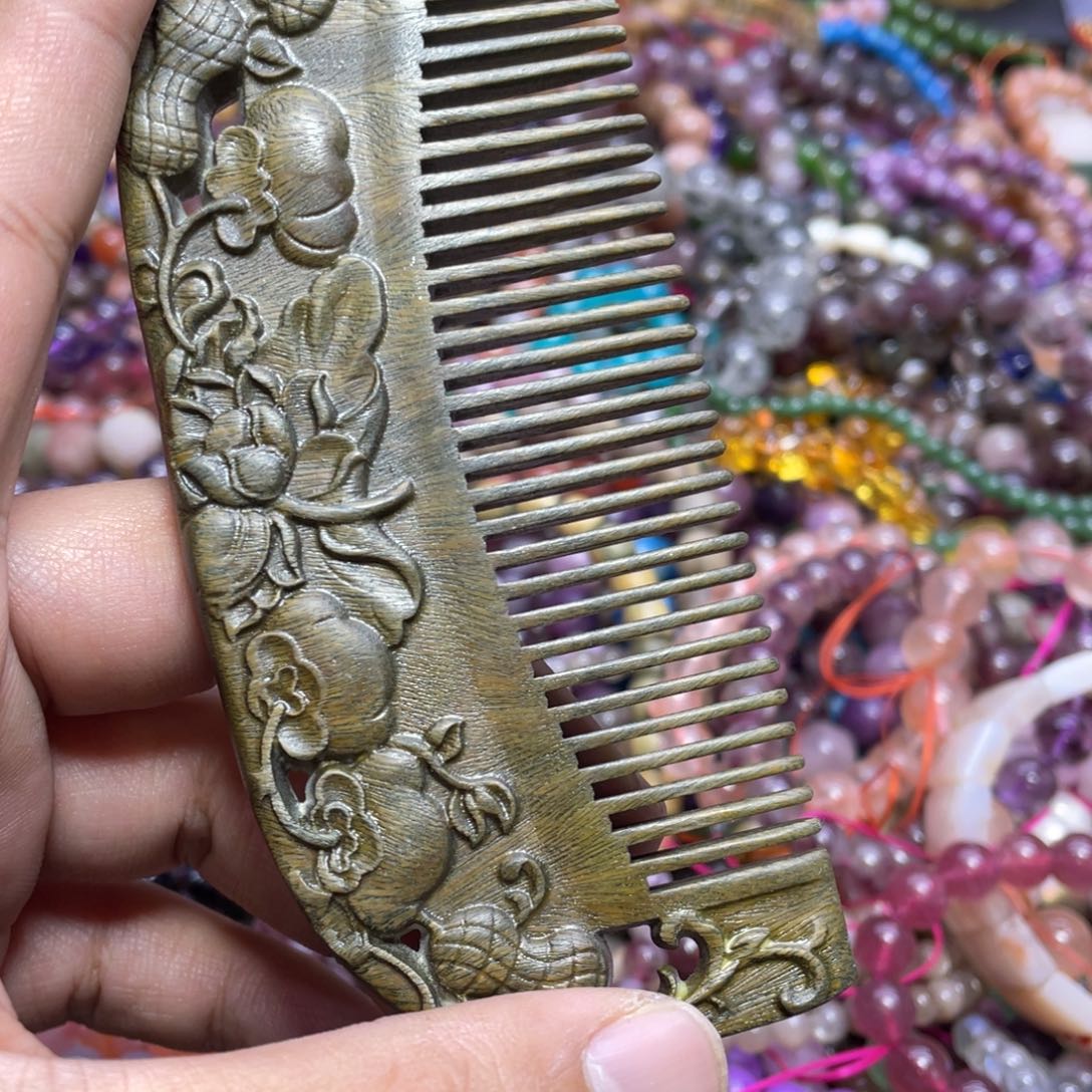 紫晶颈饰银S800镀金镶嵌