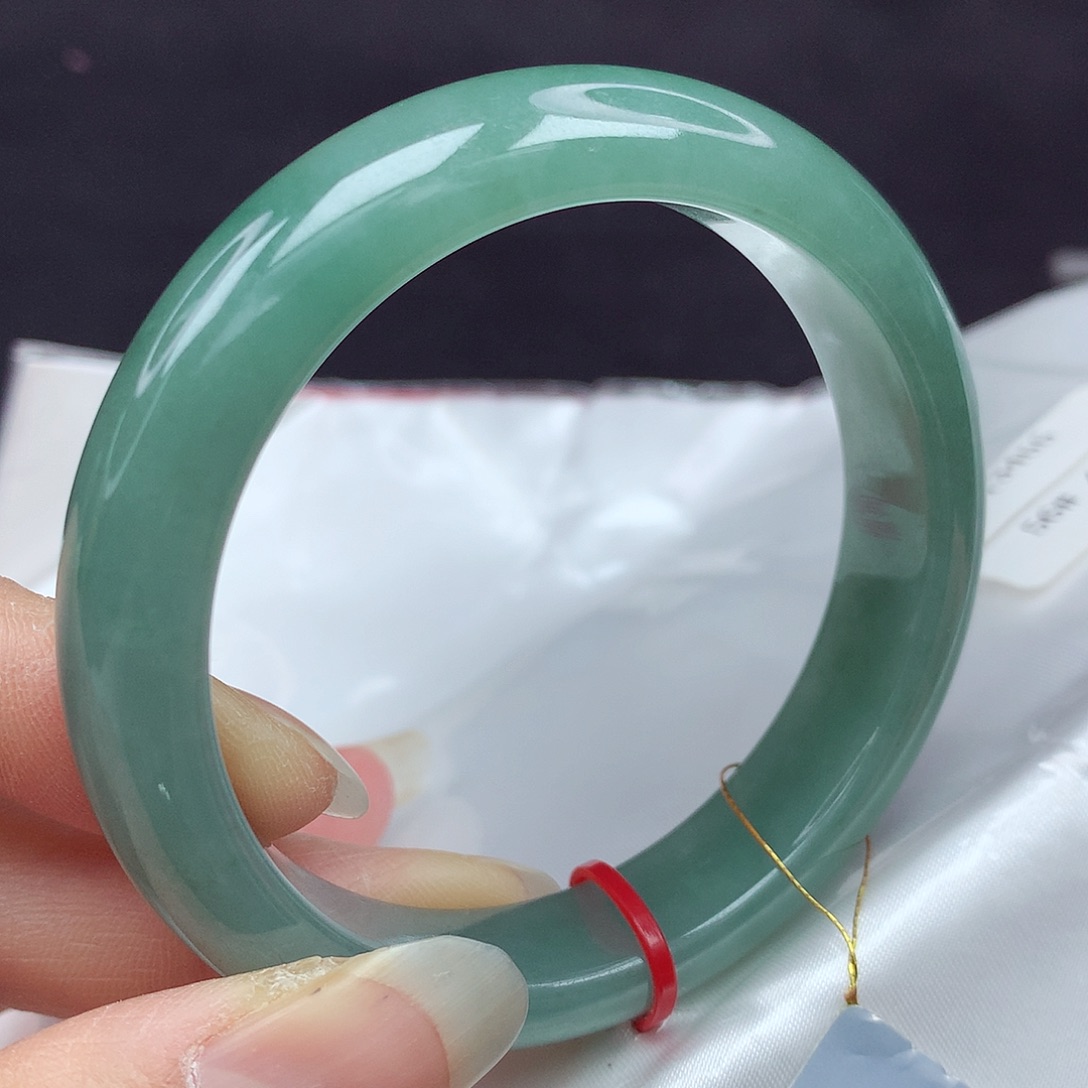 翡翠手镯未镶嵌56圈455