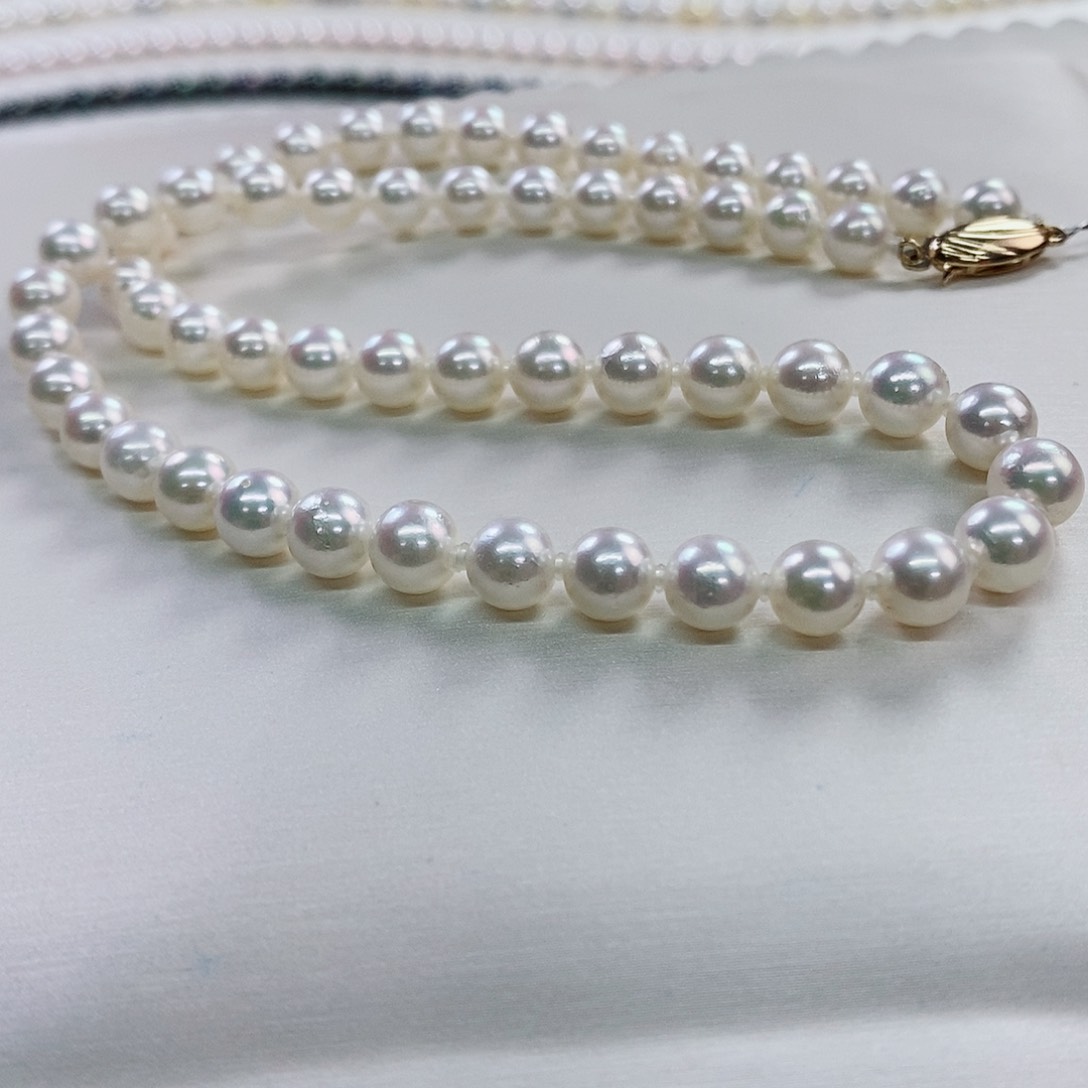 项链未镶嵌海水珍珠6.5-7