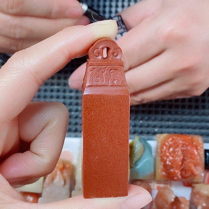 寿山石现场直播手工