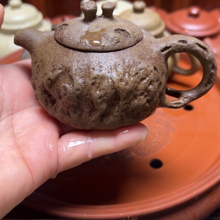 紫砂茶壶宜兴原矿段泥