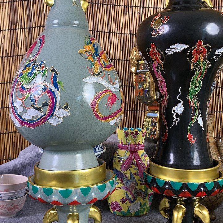 摆件瓷器真的很漂亮的海*