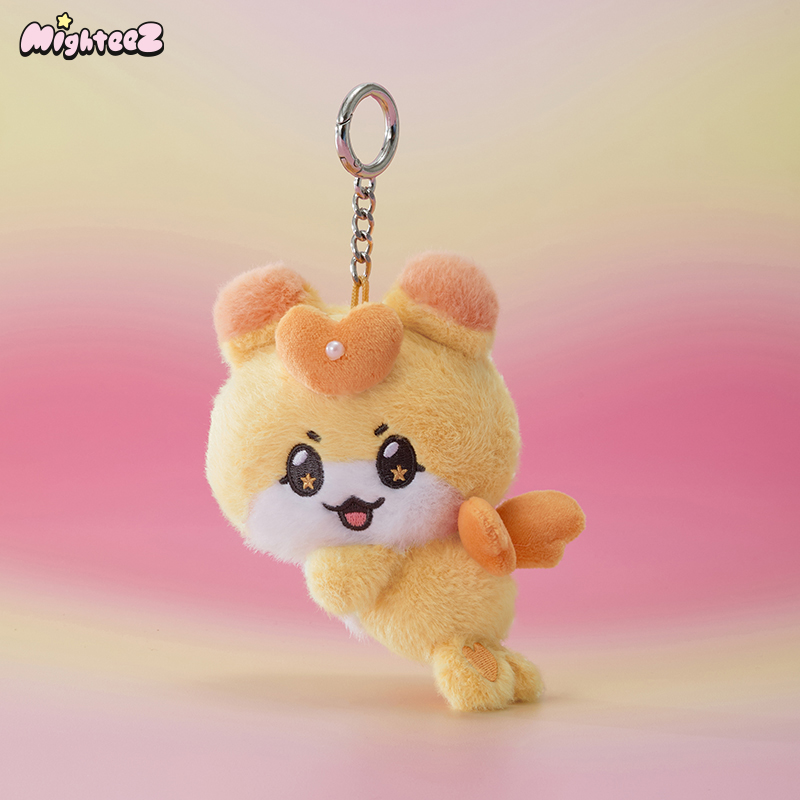 【预售】MIGHTEEZ 毛绒玩偶钥匙扣 hongyo