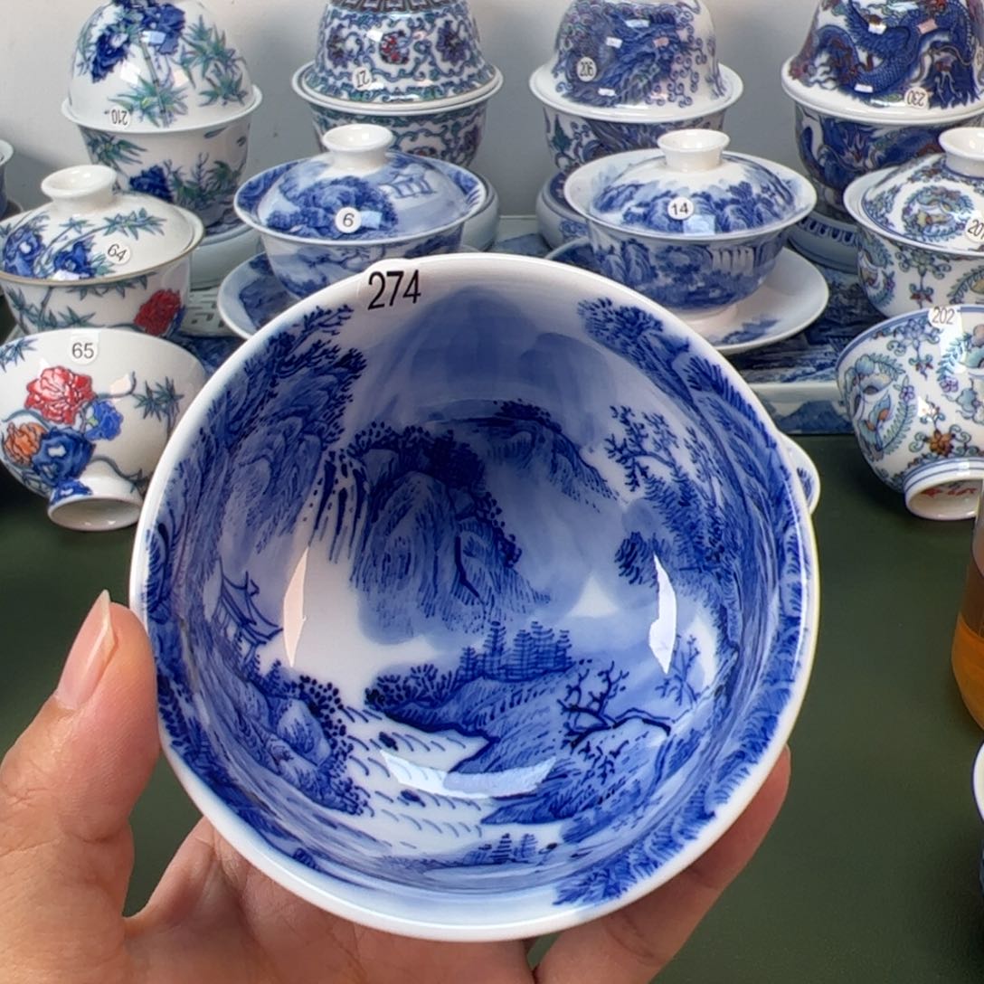 木木景德镇纯手工纯手绘茶具274