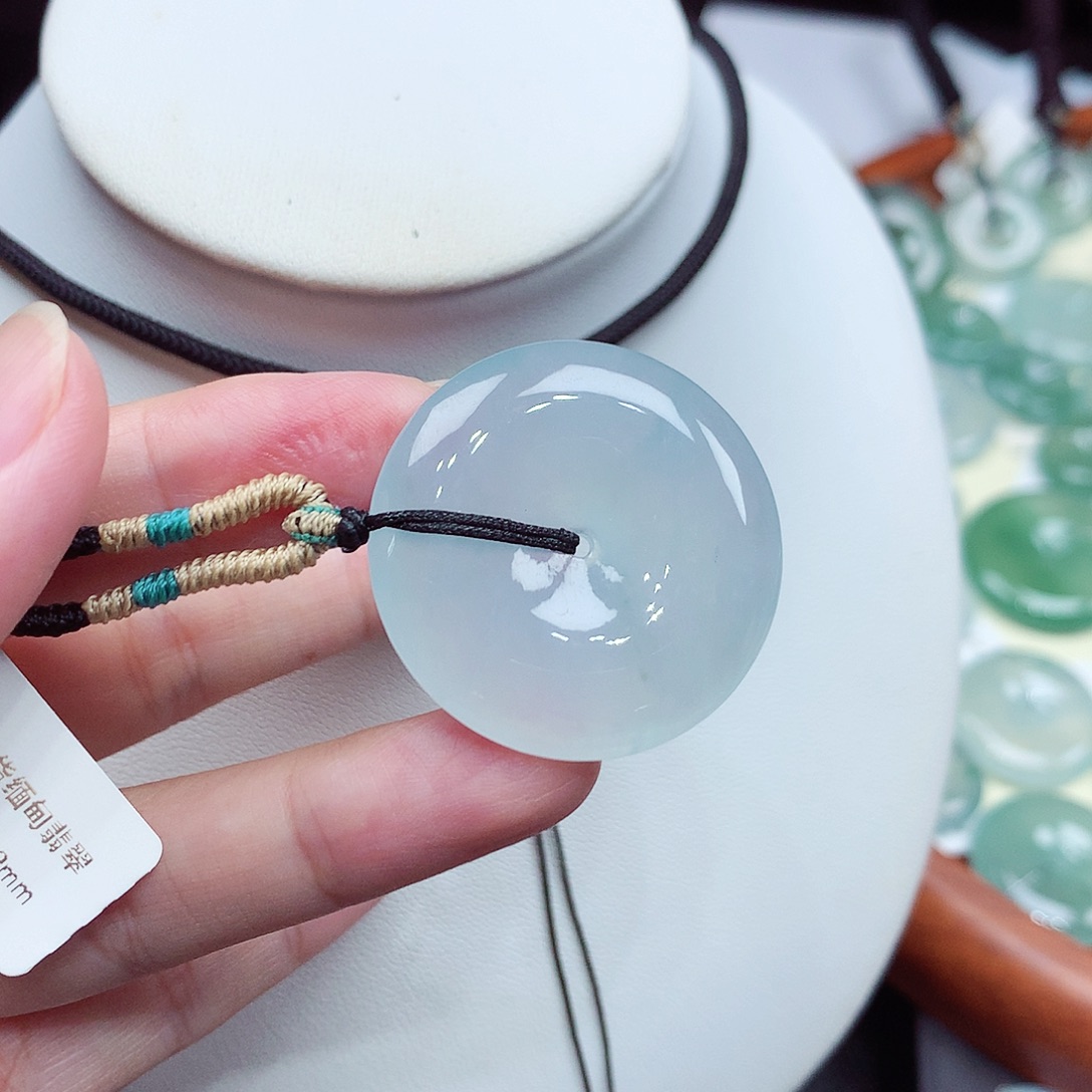 颈饰未镶嵌翡翠编号16，32/5.9