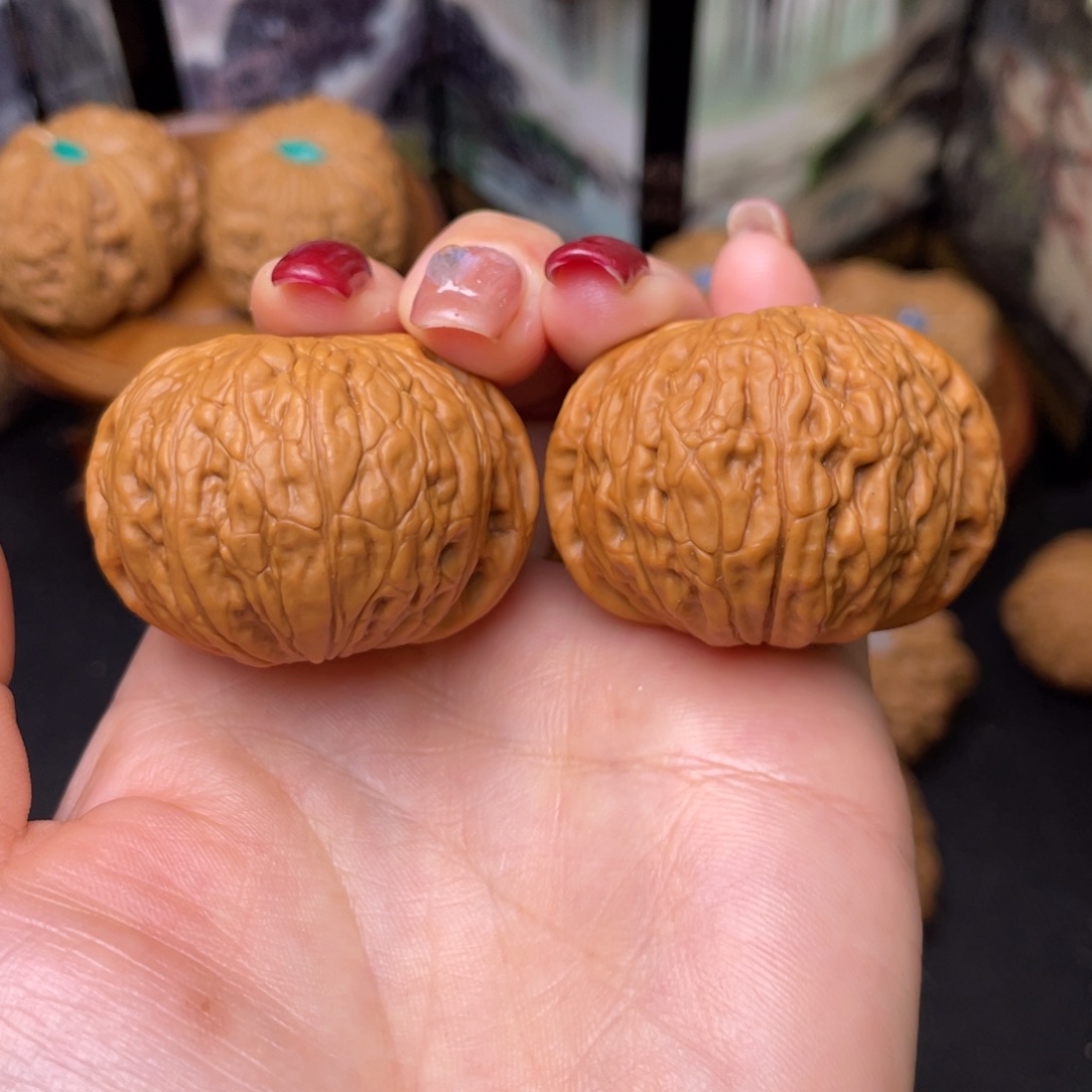 文玩核桃把件41铁锤