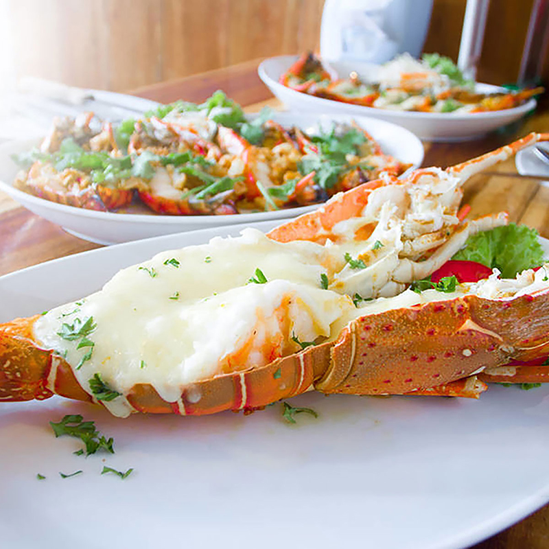 1斤重超大只古巴龙虾花龙过年送礼年夜饭c位菜生冻保鲜