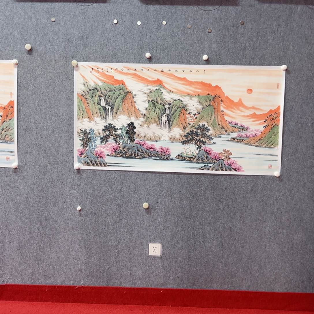 国画班粤生国画作品