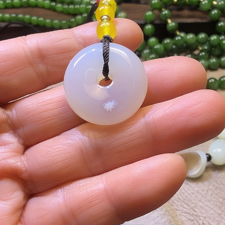 玛瑙/玉髓合金颈饰