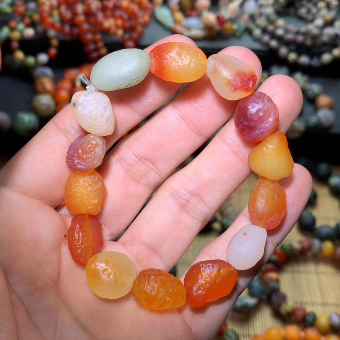 玛瑙/玉髓未镶嵌手链