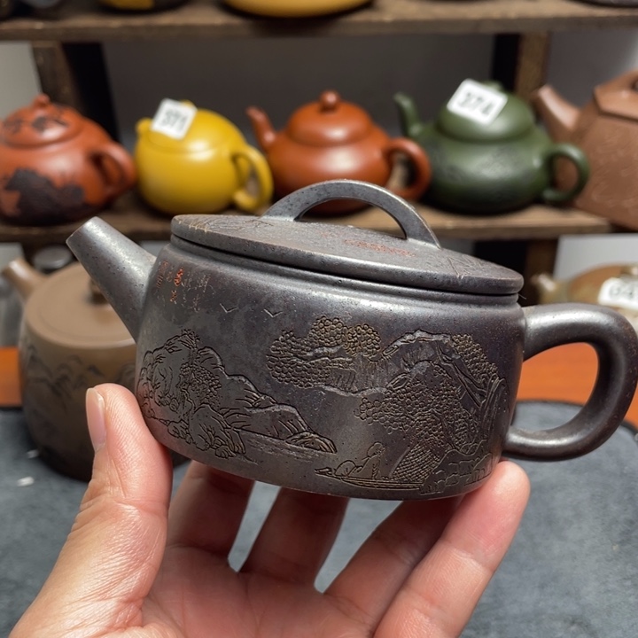 茶壶紫砂紫砂微瑕