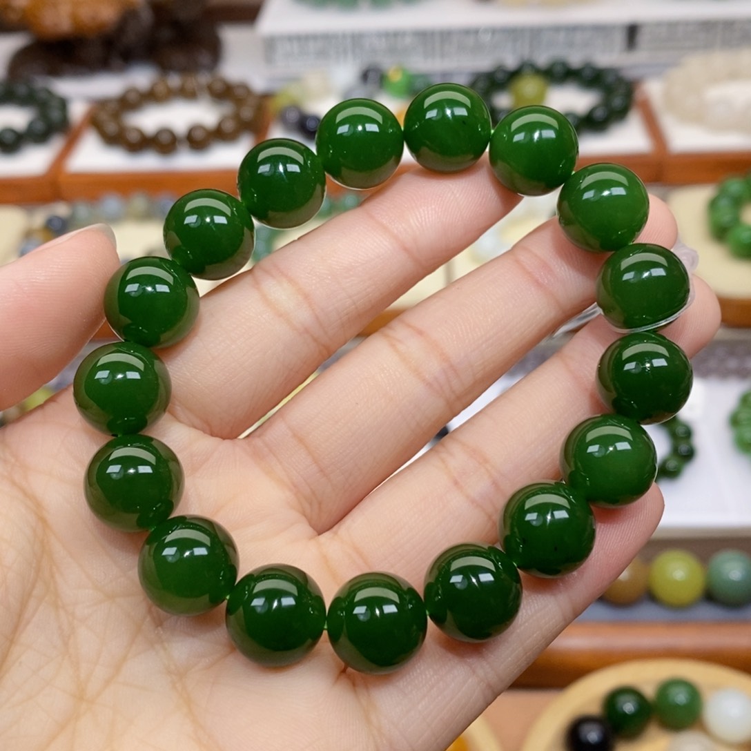 和田玉手串未镶嵌