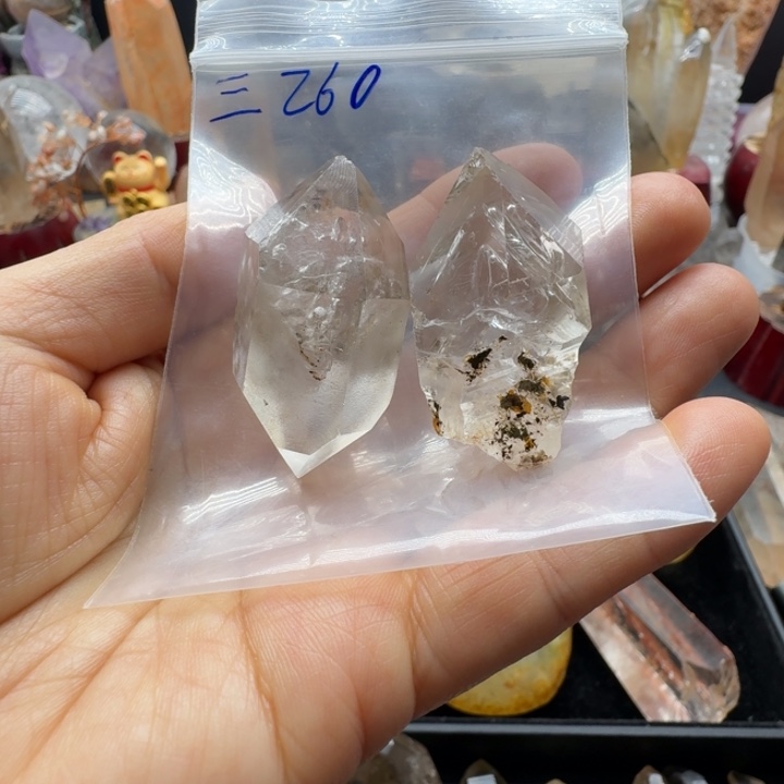 三***O石材闪灵水胆一对福利