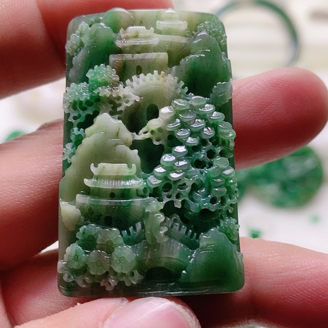 【闪购商品】独山玉挂件未镶嵌