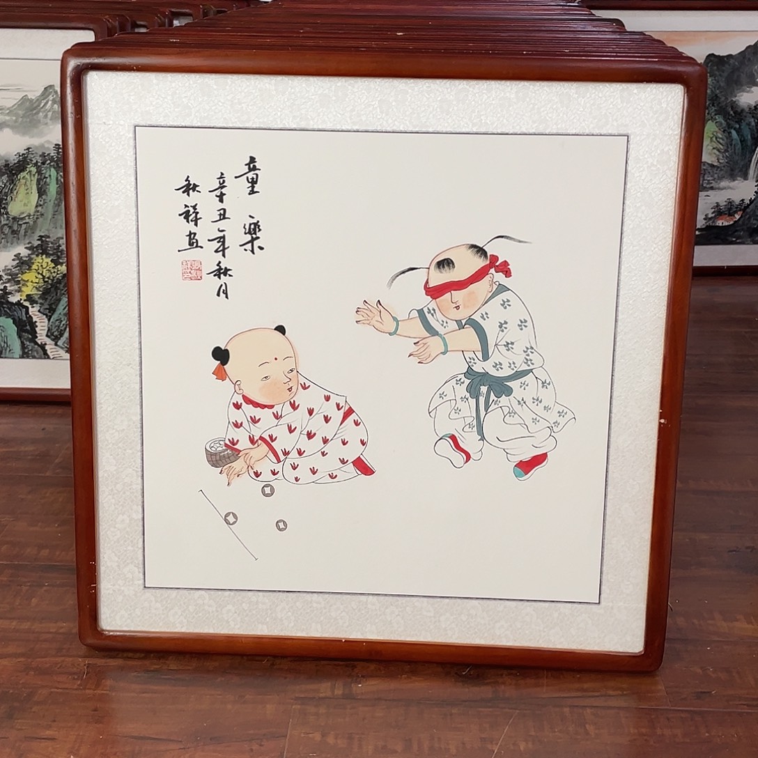 国画带框尺寸63*63厘米