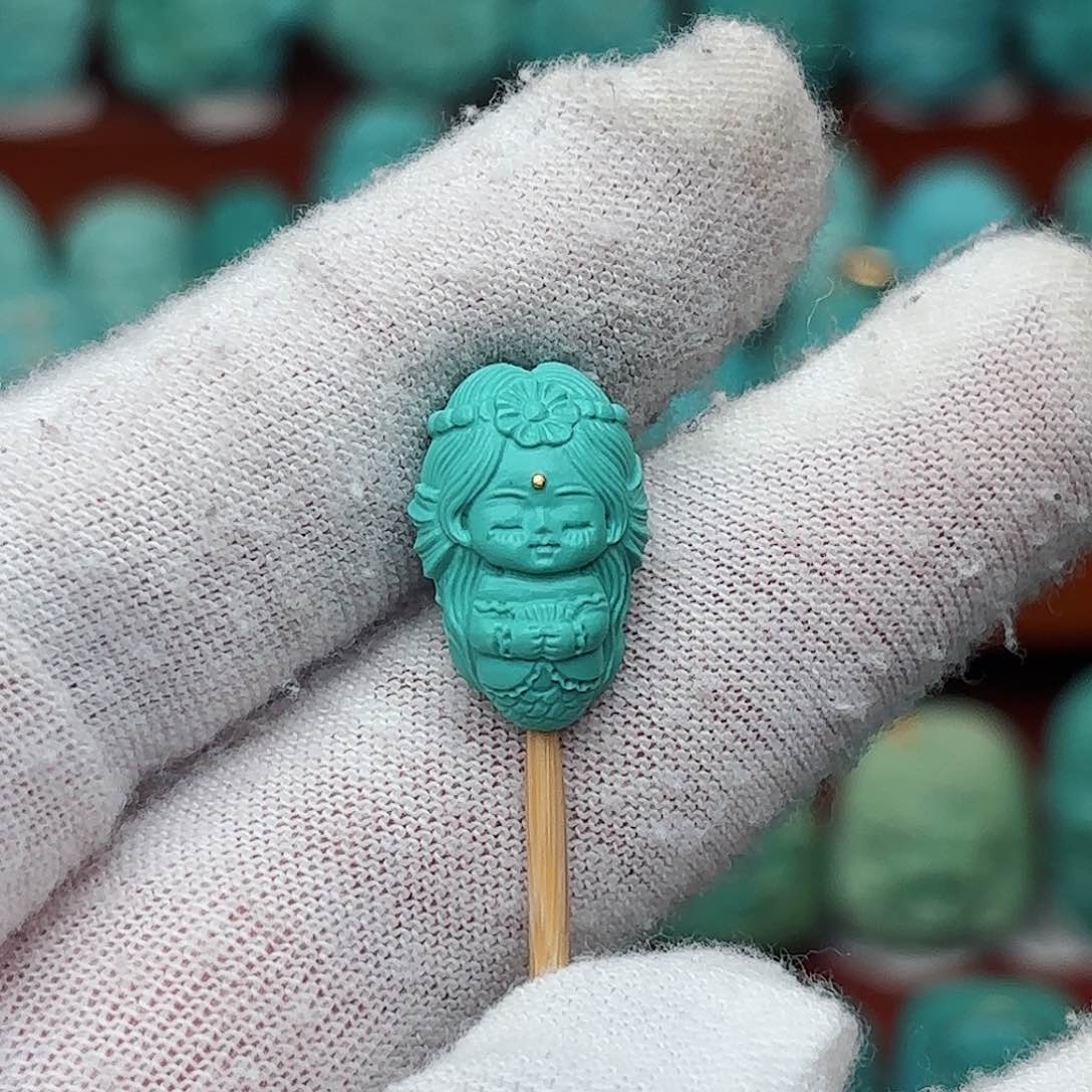 绿松石配饰未镶嵌