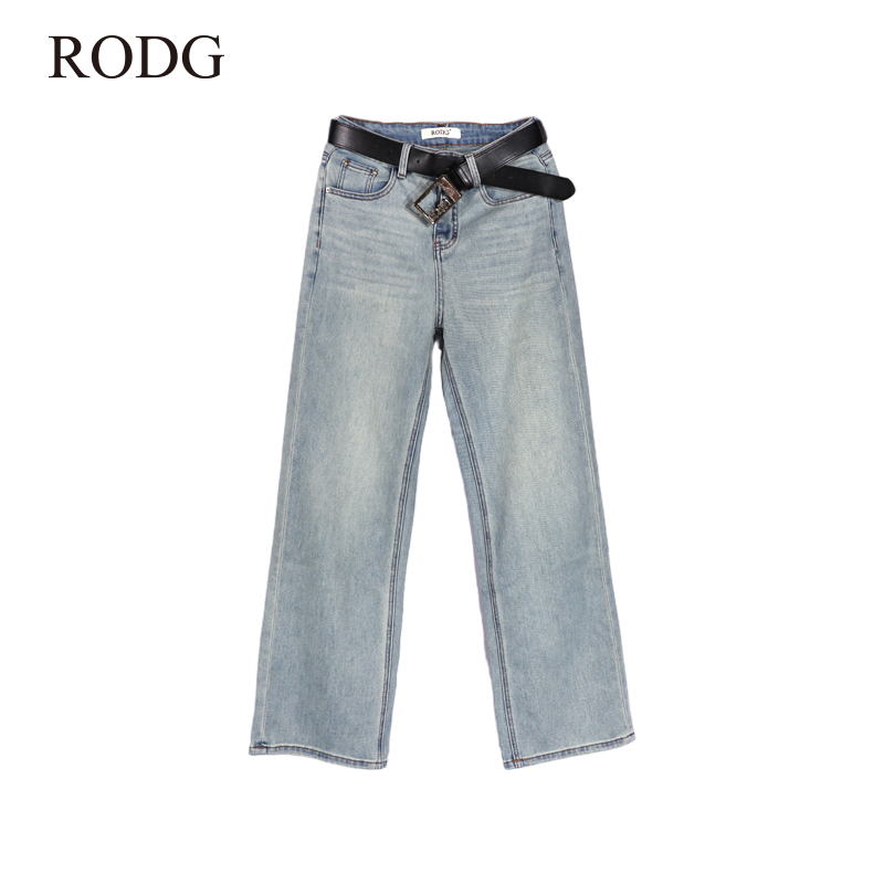 RODGR51NK0240A 春季新款简约磨白牛仔裤 0240