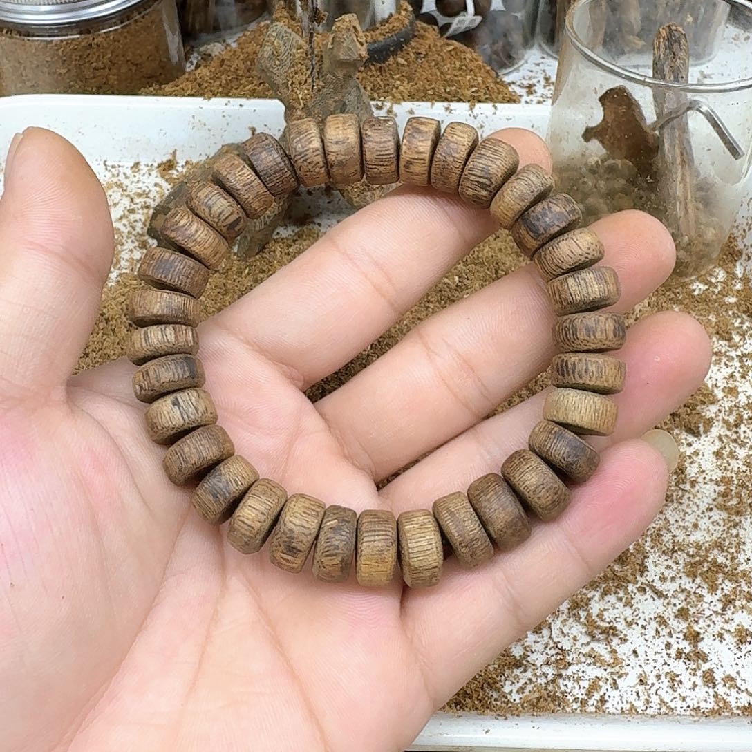 沉香沉香碎屑单车轮珠1.2m