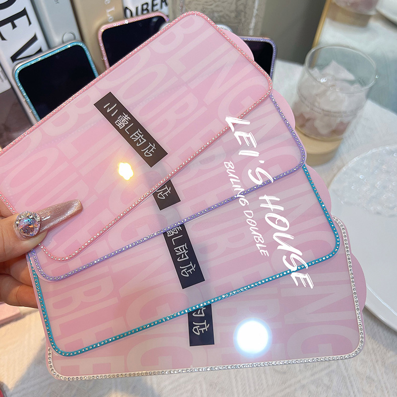 高级钻石钢化膜适用苹果iPhone16Promax防摔防偷窥高清镶钻贴钻17
