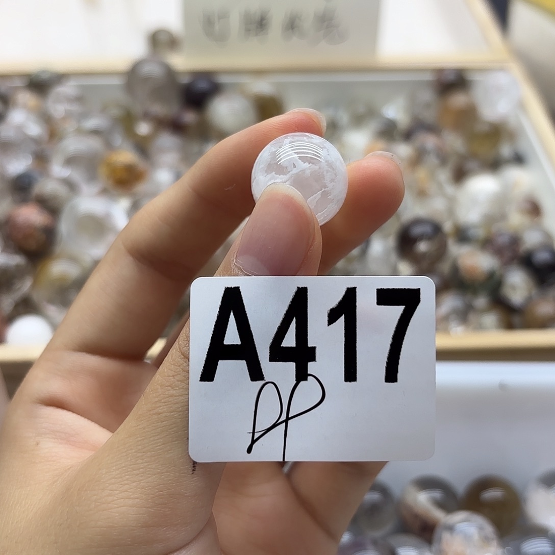 T***己未镶嵌珠宝半成品水晶417