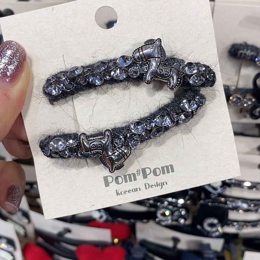 皮质铁合金鸭嘴夹