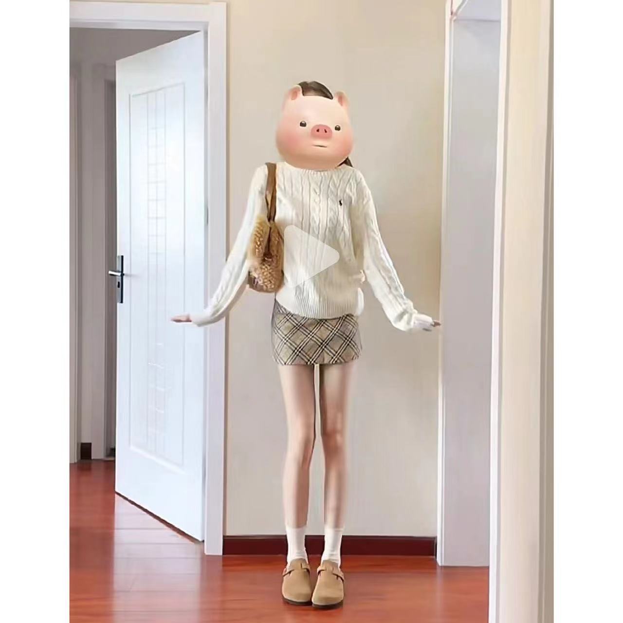 徐秋阳  小马莉莉  时尚简约百搭显瘦毛衣针织