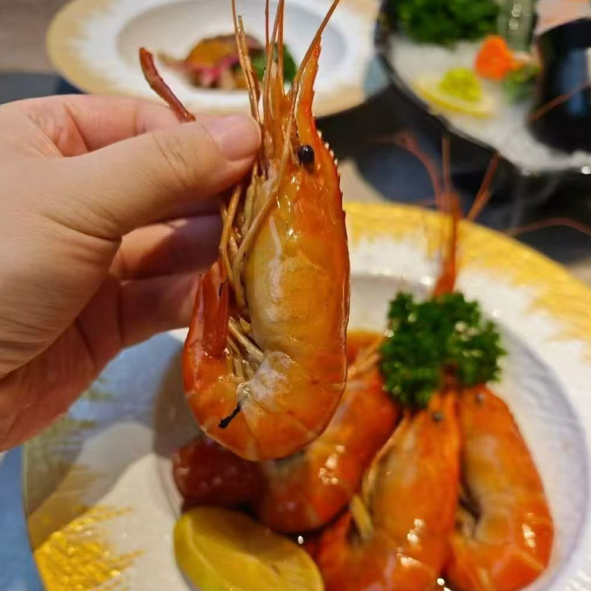 花雕熟冻罗丝虾750克（23只左右）解冻既食