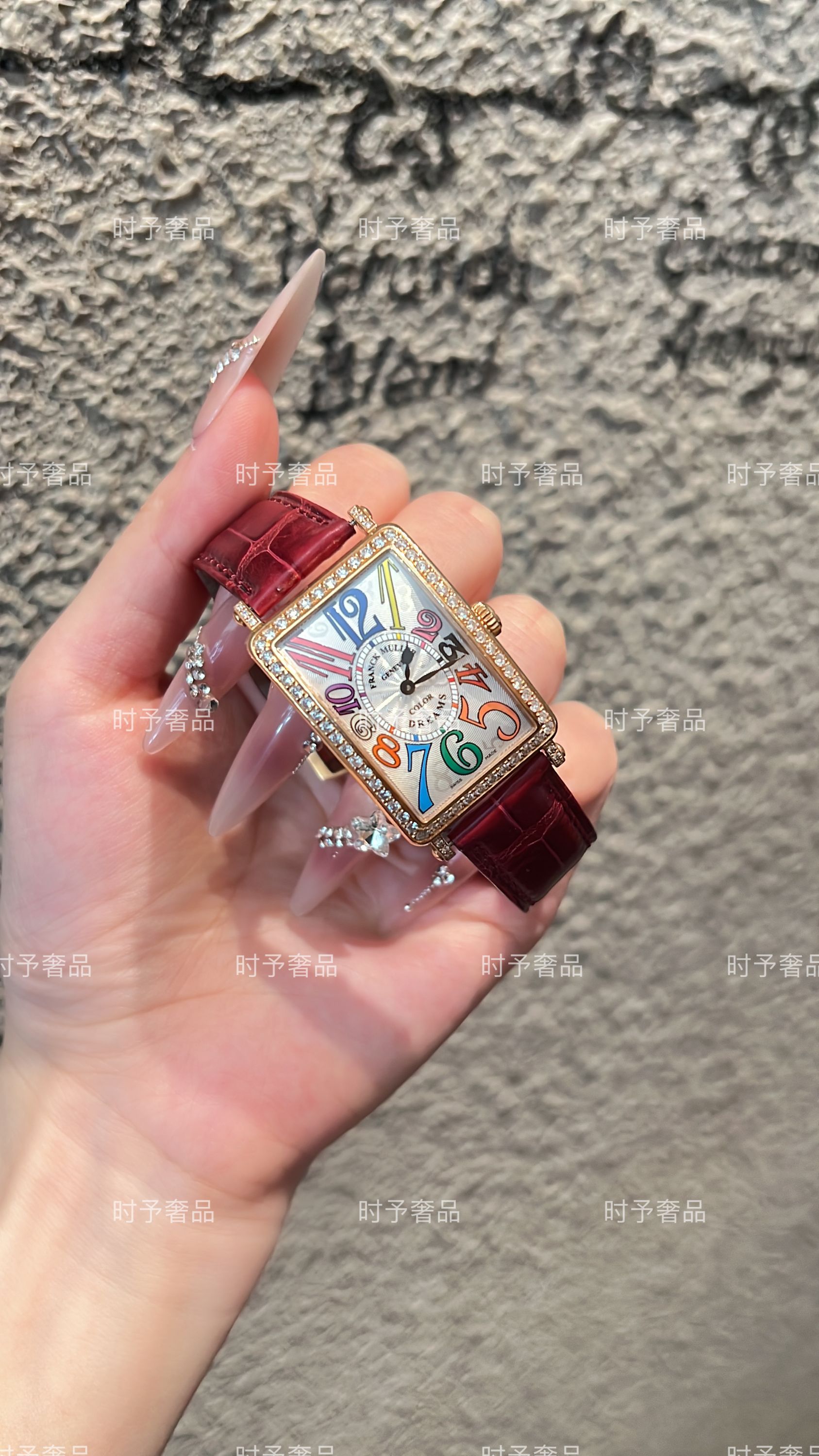 99新 Franck Muller/法兰克穆勒 法穆兰952/玫瑰金/彩字/原钻