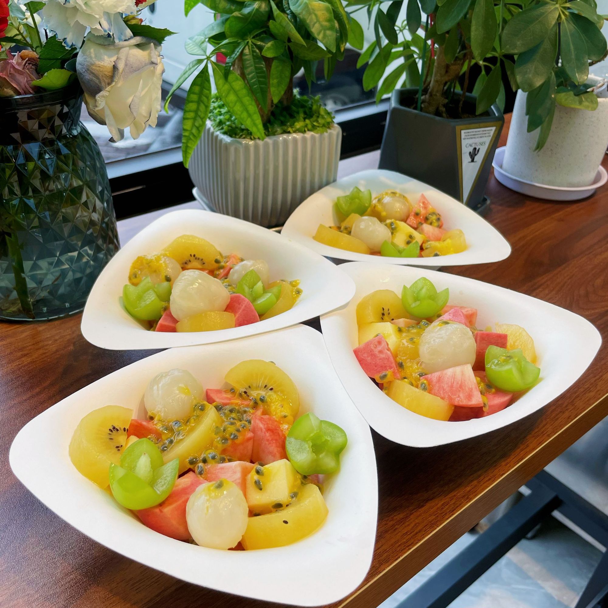 果切缤纷拌百香果（约260g）【网红果切】