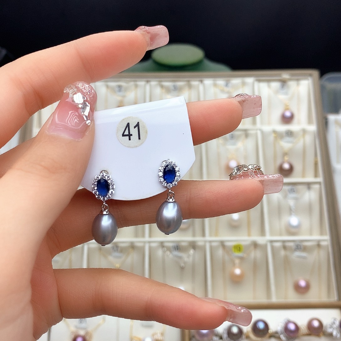 淡水珍珠颈饰银S925镶嵌