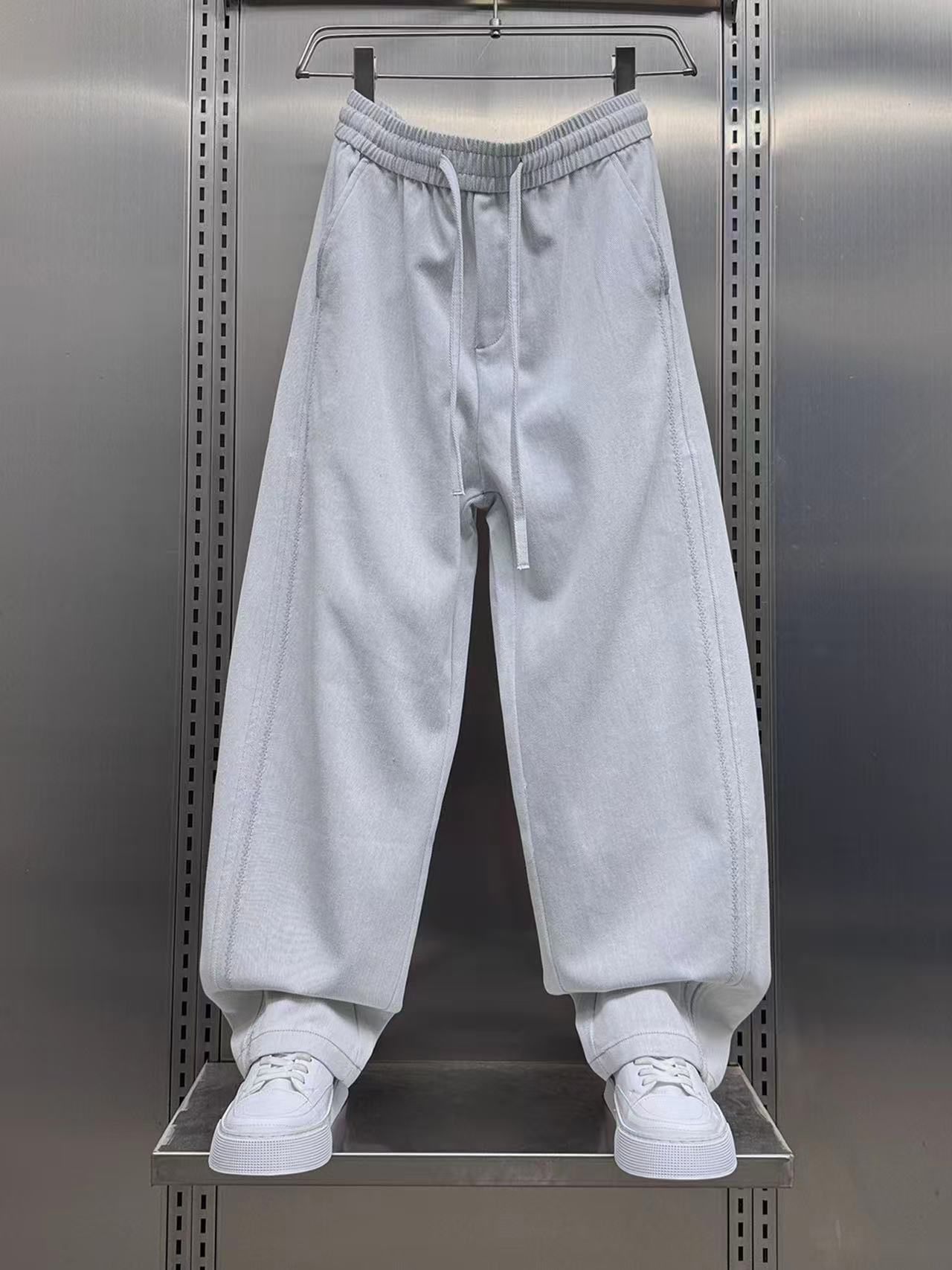 休闲运动 抽绳卫裤